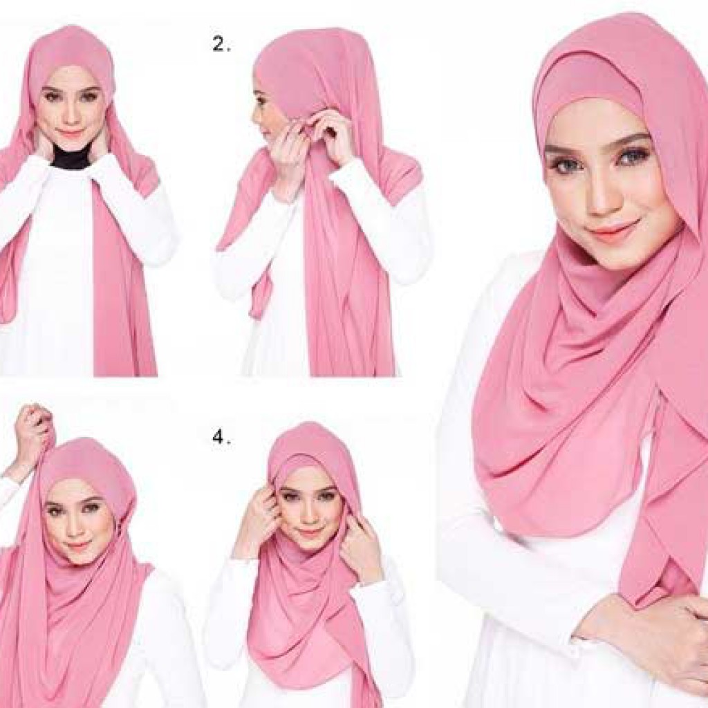 Model Hijab Kantoran Simpel dan Praktis Banget